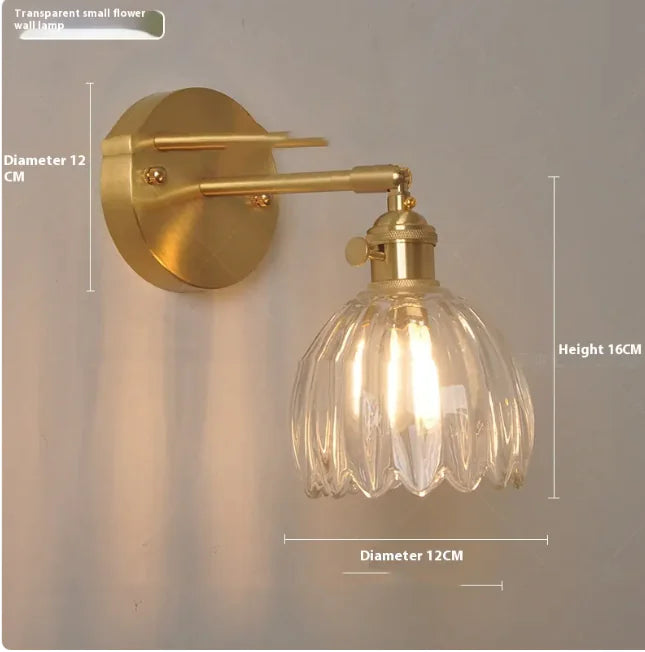 Glass Flower Pendant Light
