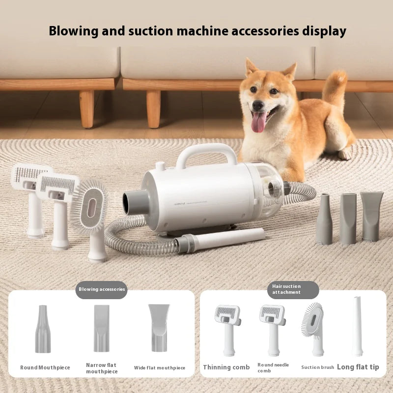 Mute Pet Dryer with Blowing & Suction