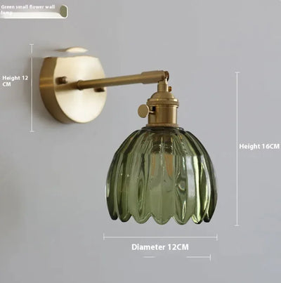 Glass Flower Pendant Light